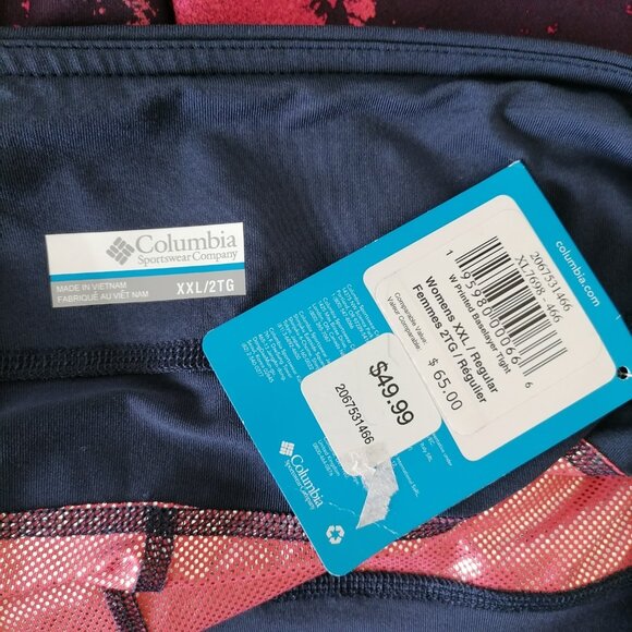 NWT Columbia Womens Multicolor Printed Baselayer Tight Leggings Size XXL - Picture 5 of 8